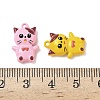Baking Paint Alloy Pendants FIND-D002-02B-3