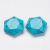 Synthetic Turquoise Pendants G-P264-05-2