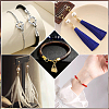 160Pcs 4 Styles Brass Cord Ends KK-PH0011-71-5