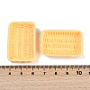 Rattan Basket Resin Cabochons RESI-Q014-07I-3