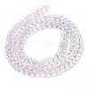 Transparent Painted Glass Beads Strands X1-DGLA-A034-T4mm-A23-5
