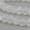 Electroplate Glass Beads Strands X-EGLA-S141-6mm-01E-3