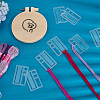 100Pcs Acrylic Thread Winding Boards TOOL-PH0001-99-4