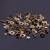 304 Stainless Steel Stud Earring Components STAS-PH0004-09-4