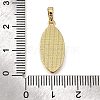 Brass Shell Pendants KK-D328-01G-D-3