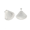Brass Earring for Women EJEW-M259-02B-P-2