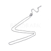 Non-Tarnish 304 Stainless Steel Cable Chains Necklace for Men Women NJEW-N050-A03-S15-3