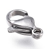 Tarnish Resistant 316 Surgical Stainless Steel Lobster Claw Clasps STAS-M281-01P-D-2