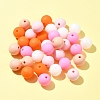35Pcs Food Grade Eco-Friendly Silicone Focal Beads SIL-FS0001-22B-7