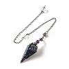 Natural Lapis Lazuli Dowsing Pendulum Big Pendants G-H285-02P-05-2