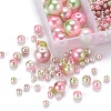 497Pcs 5 Style Rainbow ABS Plastic Imitation Pearl Beads OACR-YW0001-09C-6