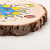 Printed Wood Round Sheets AJEW-WH0363-004-4