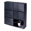 Rectangle Acrylic Minifigures Display Case ODIS-WH0025-223B-1