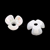 UV Plating Opaque Acrylic Bead Cap OACR-K001-39K-2