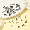 Tarnish Resistant 304 Stainless Steel Folding Crimp Ends X-STAS-R063-28-5