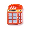 Telephone Booth Opaque Resin Decoden Cabochons CRES-Z008-02E-1