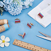 2Pairs Alloy Enamel Cufflinks FIND-FG0004-36-4