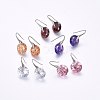 304 Stainless Steel Dangle Earrings EJEW-H365-14MM-1