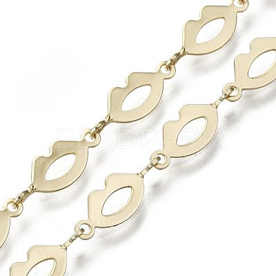 Brass Lip Link Chains CHC-N018-056-1