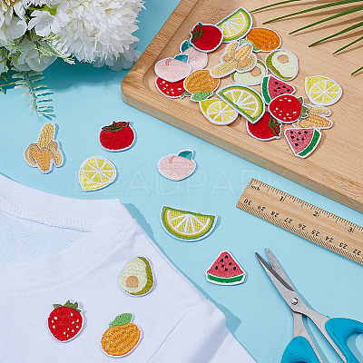 Computerized Embroidery Cloth Iron on/Sew on Patches PATC-WH0026-07-1