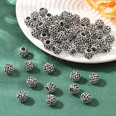 Alloy European Beads PALLOY-S079-011AS-1
