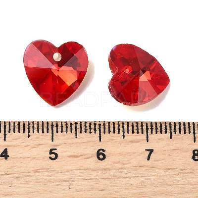 Faceted Glass Charms RGLA-L026-B19-1