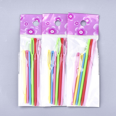 ABS Plastic Knitting Needles TOOL-T006-43-1