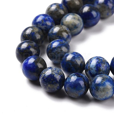 Natural Lapis Lazuli Beads Strands X-G-J396-8mm-1