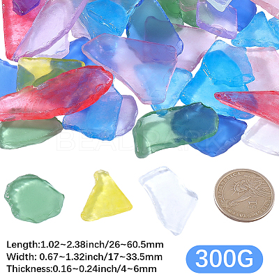 300G Glass Cabochons GLAA-PA0001-89-1
