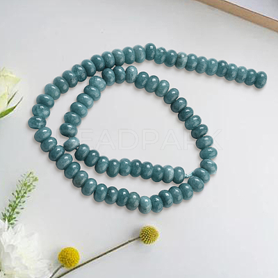 2 Strands Natural White Jade Beads Strands G-PA0002-02C-1