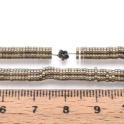 Electroplated Synthetic Non-magnetic Hematite Beads Strands G-T139-63B-1
