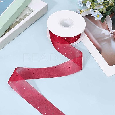 Rayon Rhinestones Ribbon OCOR-WH20050-012D-1