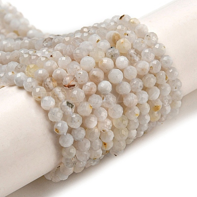 Natural Rainbow Moonstone Beads Strands X-G-A097-A02-03-1
