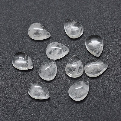 Natural Quartz Crystal Cabochons G-O175-22-18-1