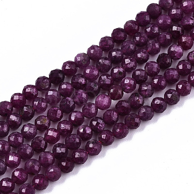 Natural Ruby Beads Strands G-S362-077-1