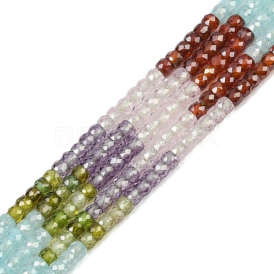 Cubic Zirconia Beads Strands ZIRC-P125-2x3mm-38-1