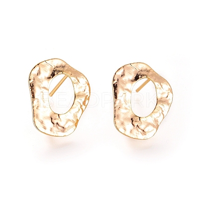 Brass Stud Earring Findings X-KK-S348-106-1
