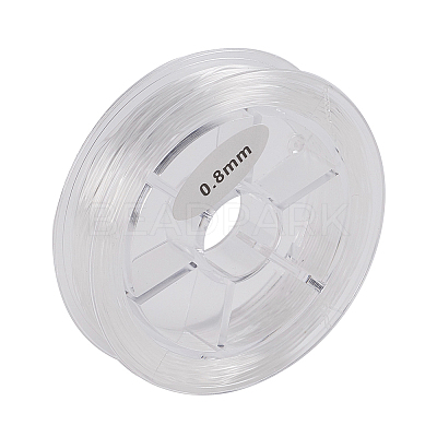 Round Japanese Elastic Crystal String X-EW-G008-01-0.8mm-1