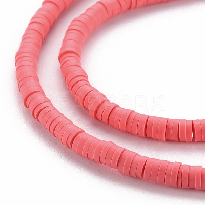 Handmade Polymer Clay Bead Strands CLAY-T002-4mm-72-1