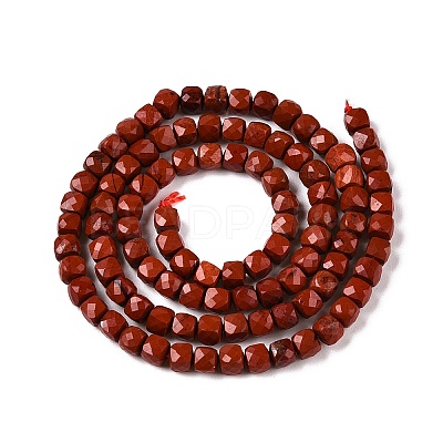 Natural Red Jasper Beads Strands G-N342-130-1