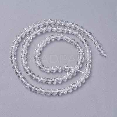 Natural Quartz Crystal Beads Strands G-F596-44-2mm-1