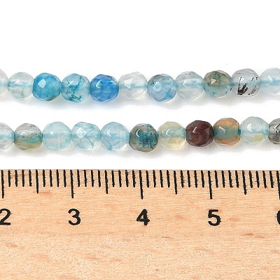 Natural Agate Beads Strands G-H302-A01-13-1