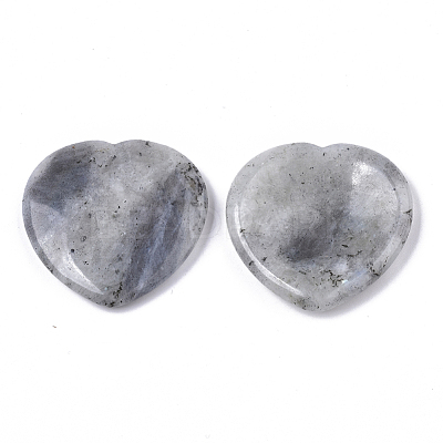 Natural Labradorite Thumb Worry Stone G-N0325-01U-1