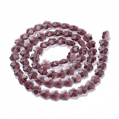 Transparent Glass Beads GLAA-Q066-10mm-C03-1
