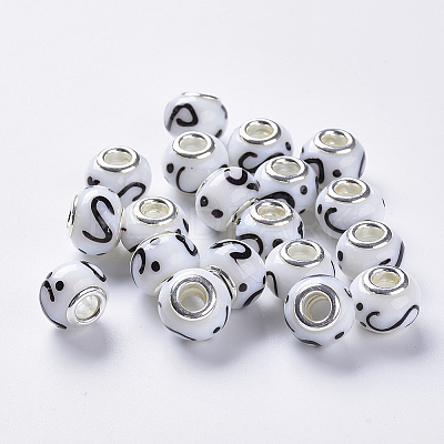 Handmade Lampwork European Beads LS-LAMP-S193-008B-1