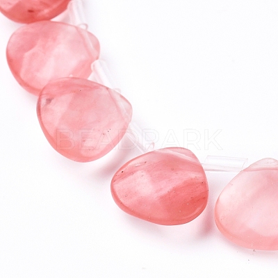 Watermelon Stone Beads Strands G-G821-08A-1