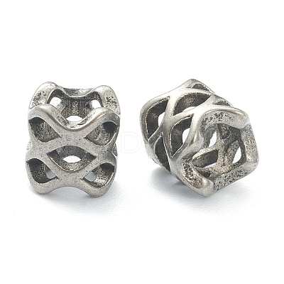 304 Stainless Steel European Beads STAS-I181-030AS-1
