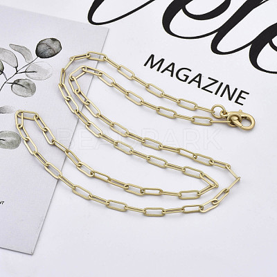 Brass Paperclip Chains MAK-S072-10B-MG-1