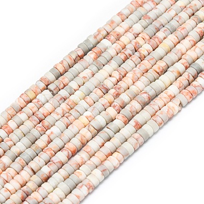 Natural Red Netstone Beads Strands G-P575-B19-4x2mm-1