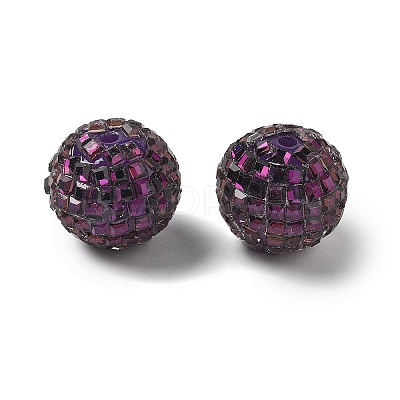 Acrylic Rhinestone Beads OACR-D307-01G-20mm-1